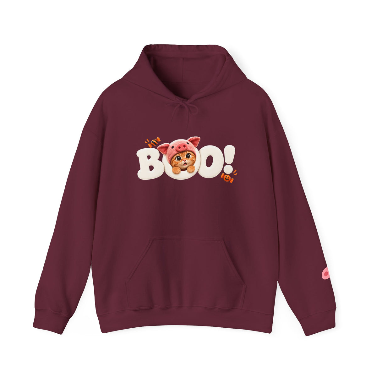 Porky BOO! Halloween Unisex Hoodie