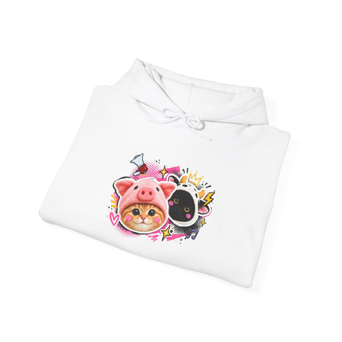 Porky & MooMoo Hoodie – Unisex Graphic Sweatshirt
