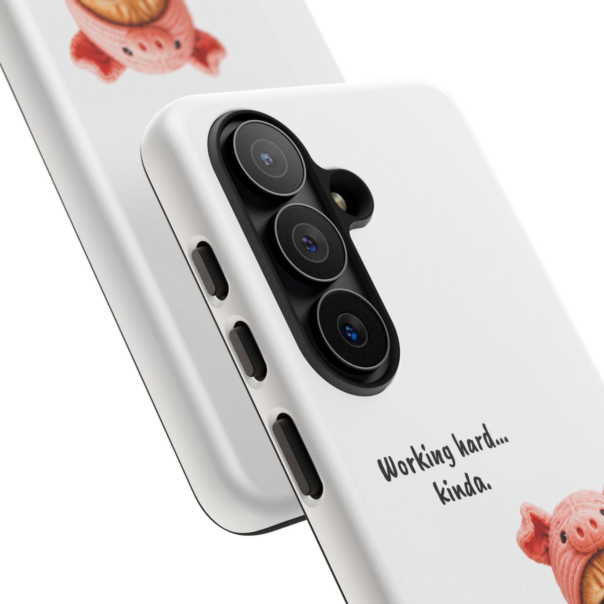 Porky Phone Case — Working Hard… Kinda