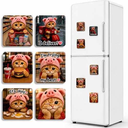 Porky Acrylic Fridge Magnet