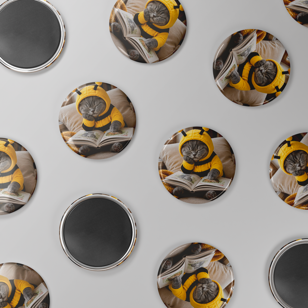 Buzzy_Bee_Round_Button_Magnet_RoundButtonMagnet_Scatter_Mockup.png_16050591