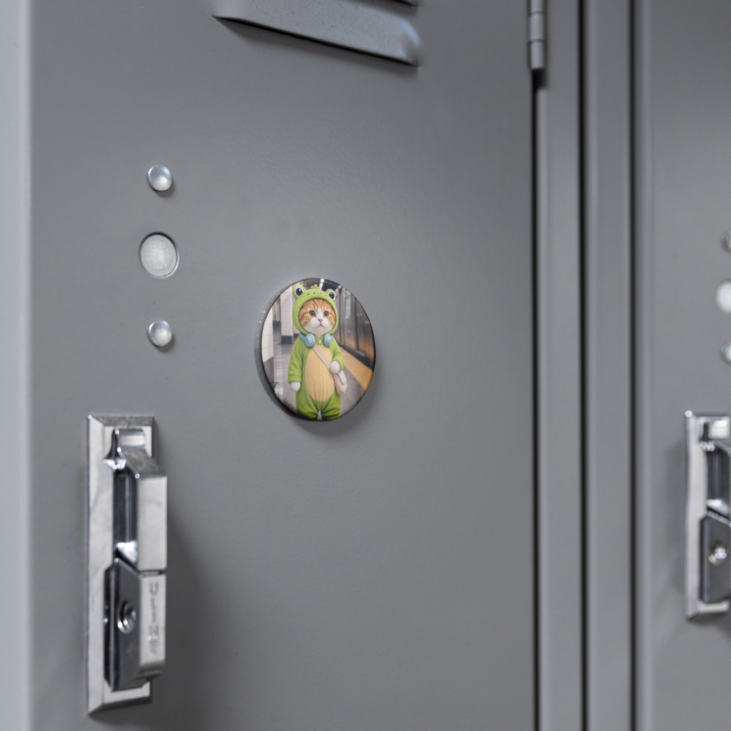 Froggy_Adventures_Round_Fridge_Magnet_RoundButtonMagnet_Locker_AS_Mockup.png_16051707