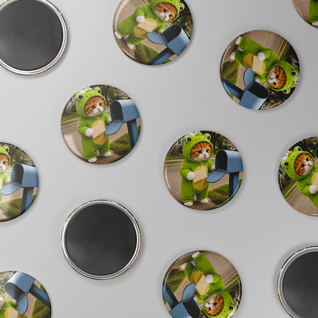 Froggy_Adventures_Round_Fridge_Magnet_RoundButtonMagnet_Scatter_Mockup.png_16051726