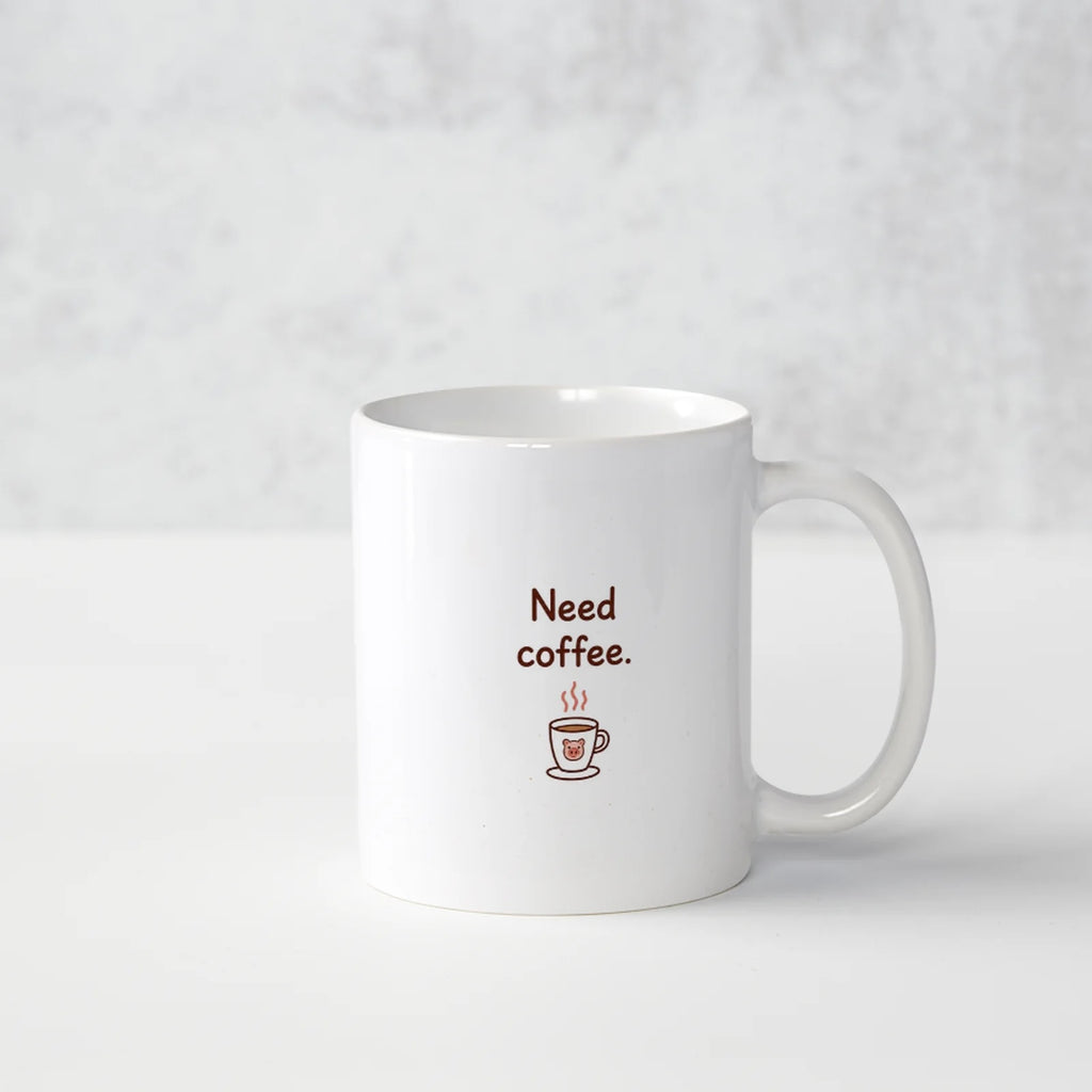 Porky Ceramic Mug – Need coffee