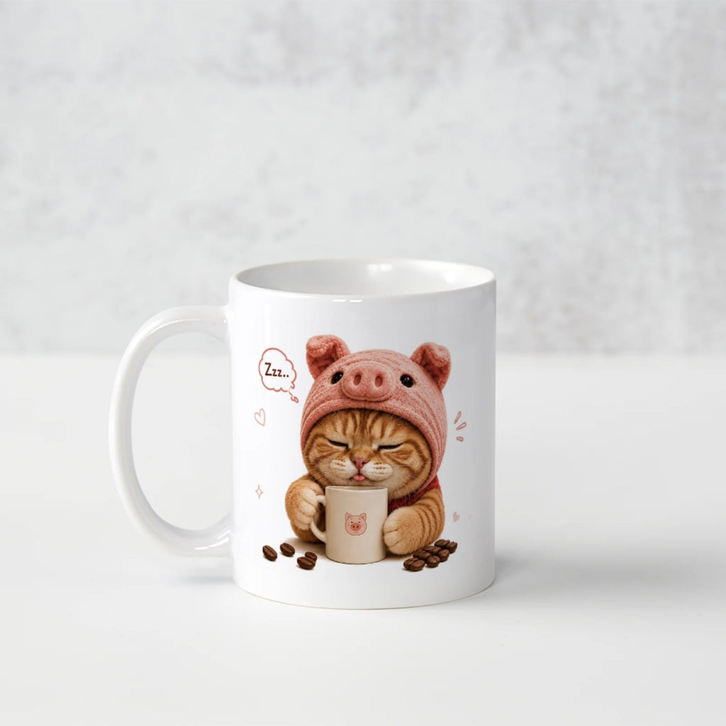 Porky Ceramic Mug – Need coffee