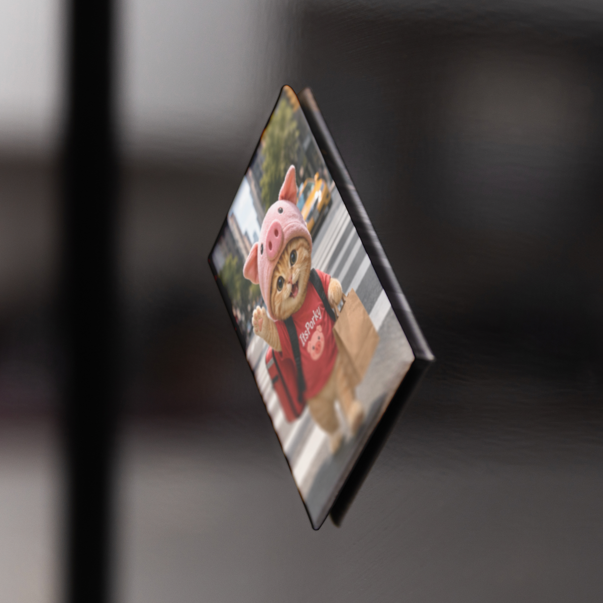 Porky_Signature_Rectangle_Fridge_Magnet_RectangleButtonMagnet_V_BlackFridge_Mockup.png_16058354