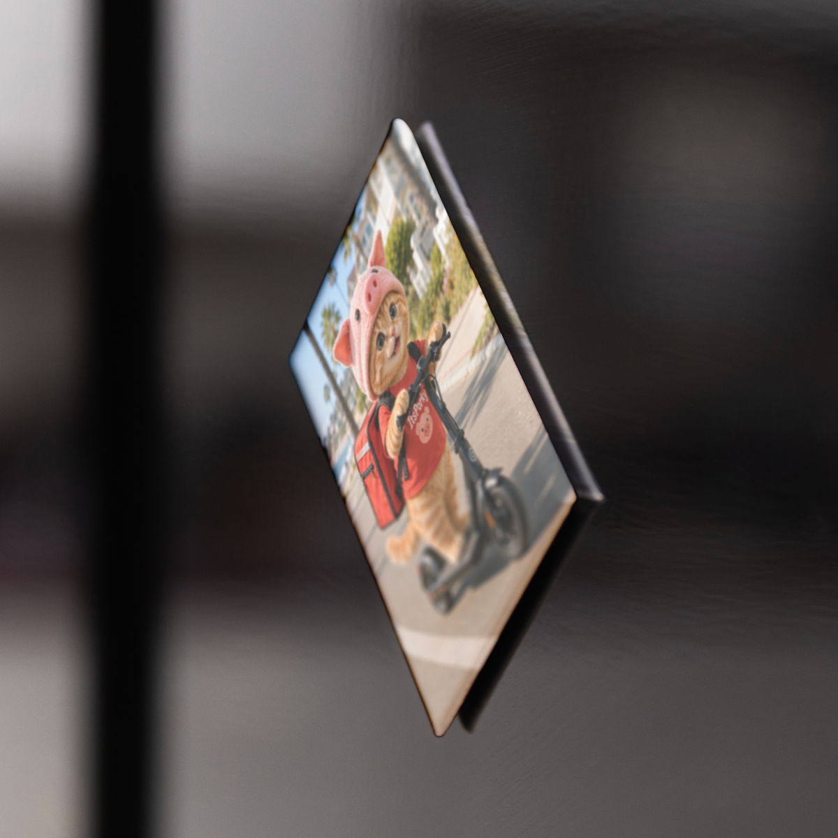 Porky_Signature_Rectangle_Fridge_Magnet_RectangleButtonMagnet_V_BlackFridge_Mockup.png_16058389
