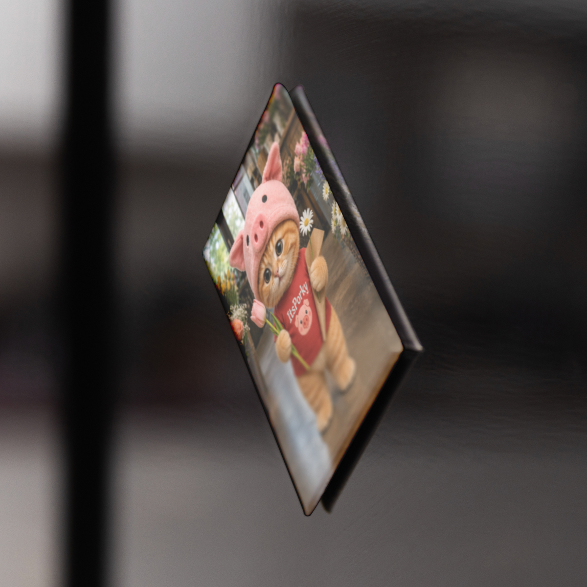 Porky_Signature_Rectangle_Fridge_Magnet_RectangleButtonMagnet_V_BlackFridge_Mockup.png_16058069