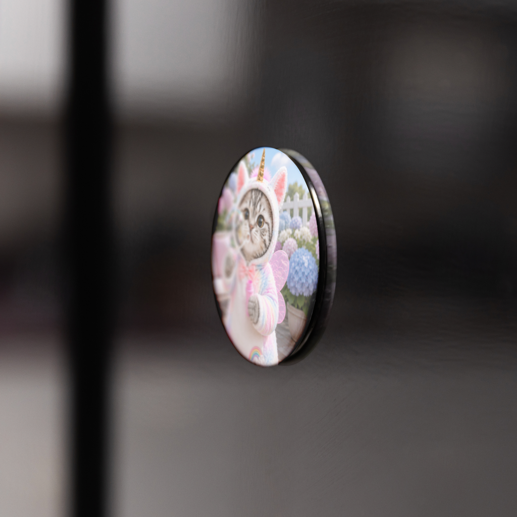 Uni_Magic_Round_Fridge_Magnet_RoundButtonMagnet_BlackFridge_AS_Mockup.png_16052282