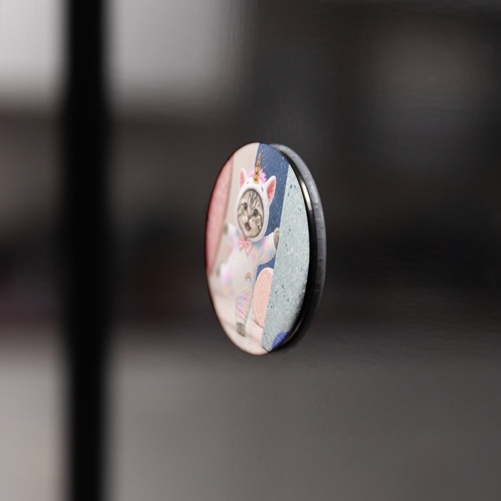 Uni_Magic_Round_Fridge_Magnet_RoundButtonMagnet_BlackFridge_AS_Mockup.png_16052337