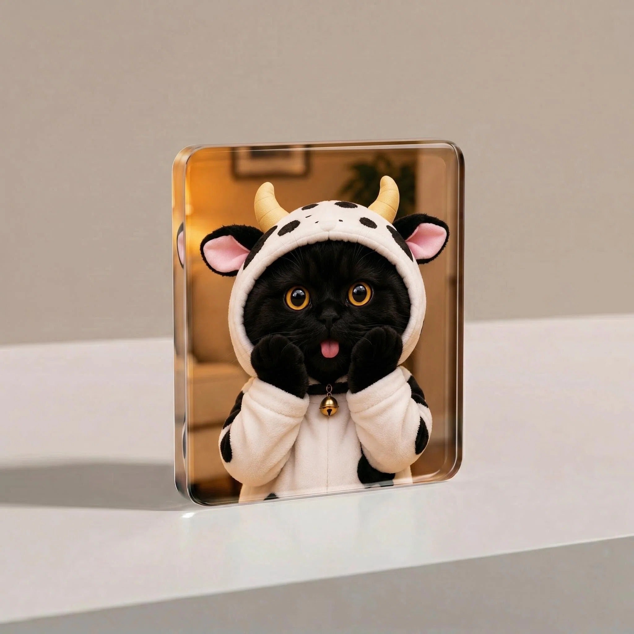 Porky & Friends Cute Cat Acrylic Magnets